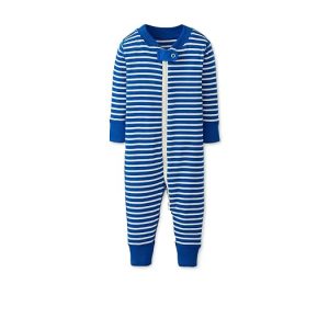 Hanna Andersson Striped 2-Way Zip Organic Sleeper (Infant/Toddler)