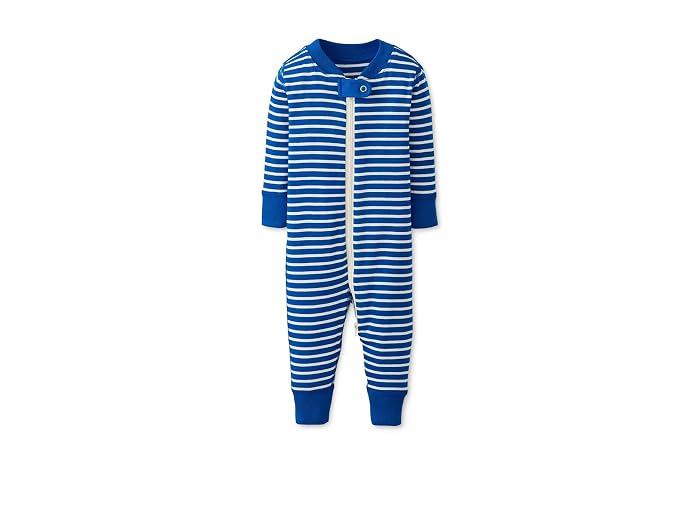 Hanna Andersson Striped 2-Way Zip Organic Sleeper (Infant/Toddler) - Image 3