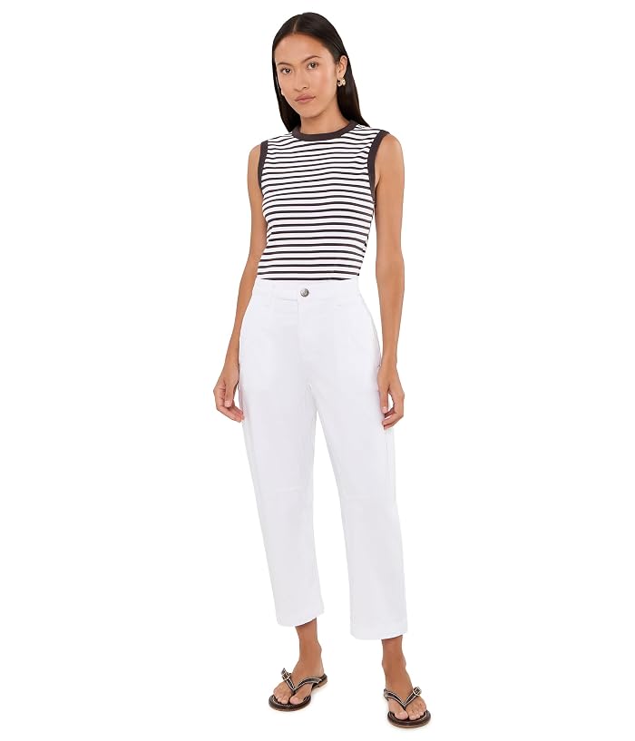 KUT from the Kloth Petite Ashton Barrel in Optic White - Image 2