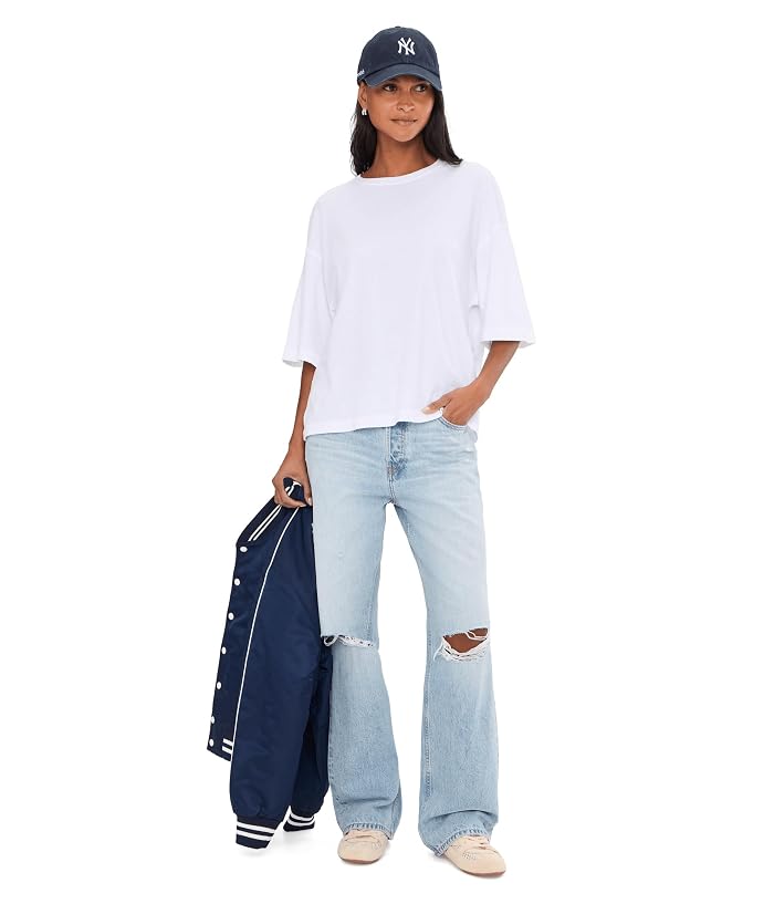 AG Jeans Billie Relaxed Straight in Soft Focus Destructed - Image 2