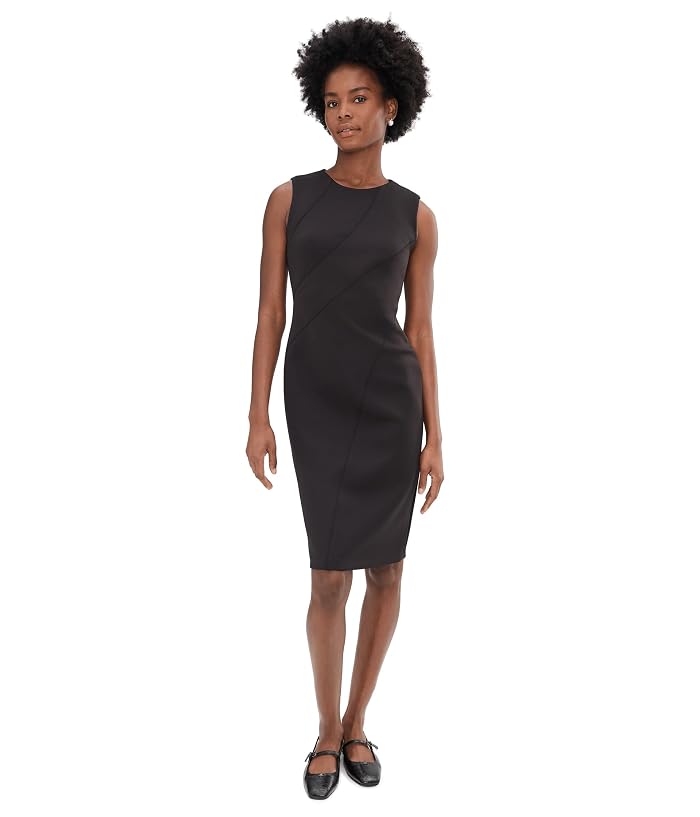 Calvin Klein Sleeveless Scuba Seam Detailed Sheath - Image 2
