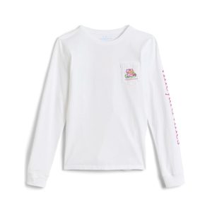 Vineyard Vines Kids Long Sleeve Pocket Tee (Toddler/Little Kid/Big Kid)