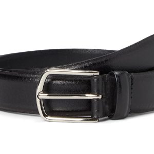Johnston & Murphy Edge Embossed Leather Belt