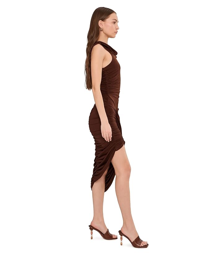 Avec Les Filles Sleeveless Jersey Twist Midi Dress - Image 3