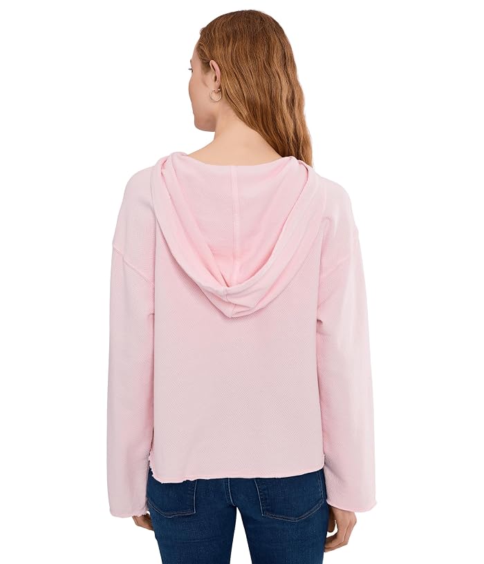 Mod-o-doc Textured Cotton Long Sleeve Shirttail Hoodie Sweatshirt - Image 4