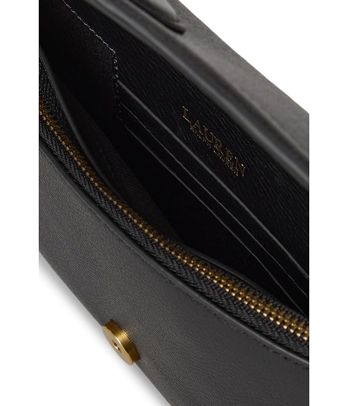 Lauren Ralph Lauren Pebbled Leather Bradley Crossbody Wallet - Image 3