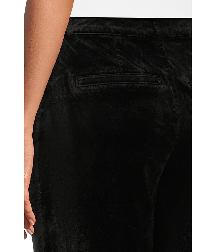 Paige Clean Front Anessa Trouser In Black Overdye - Image 4