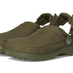 Crocs Classic Crafted Vegan Suede Clogs