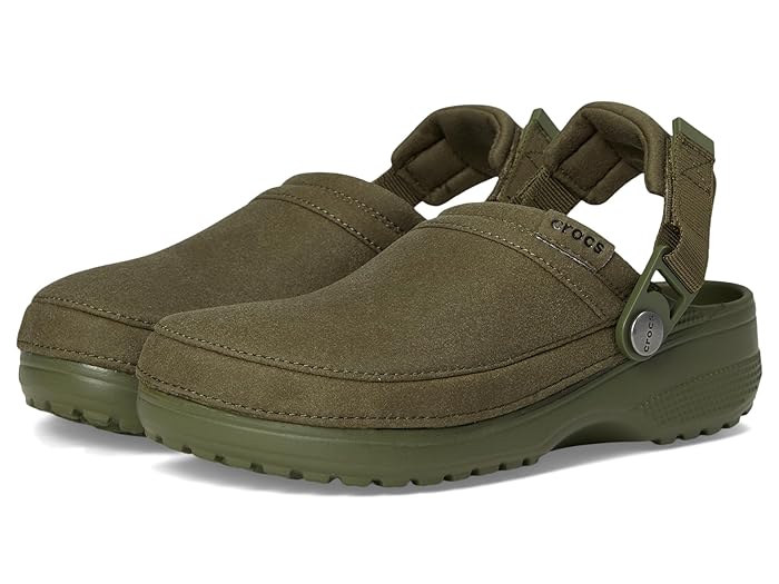 Crocs Classic Crafted Vegan Suede Clogs