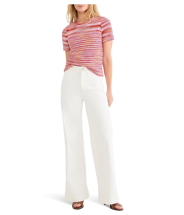 NIC+ZOE Spacedye Tuck Stitch Sweater Tee - Image 2