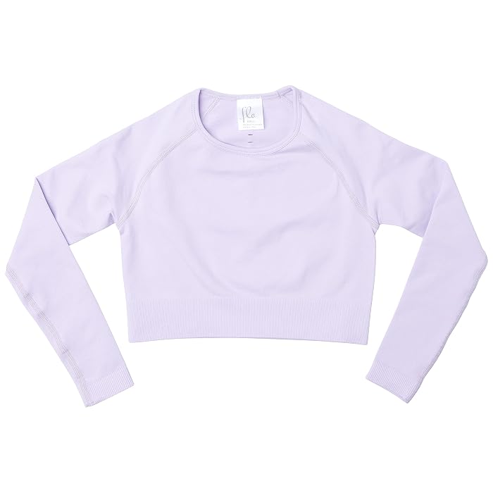 Flo Active Hollie Long Sleeve Ribbed Seamless Top (Big Kids)