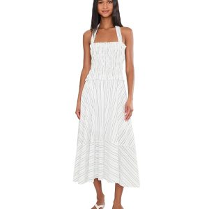 Adrianna Papell Smocked Midi Dress