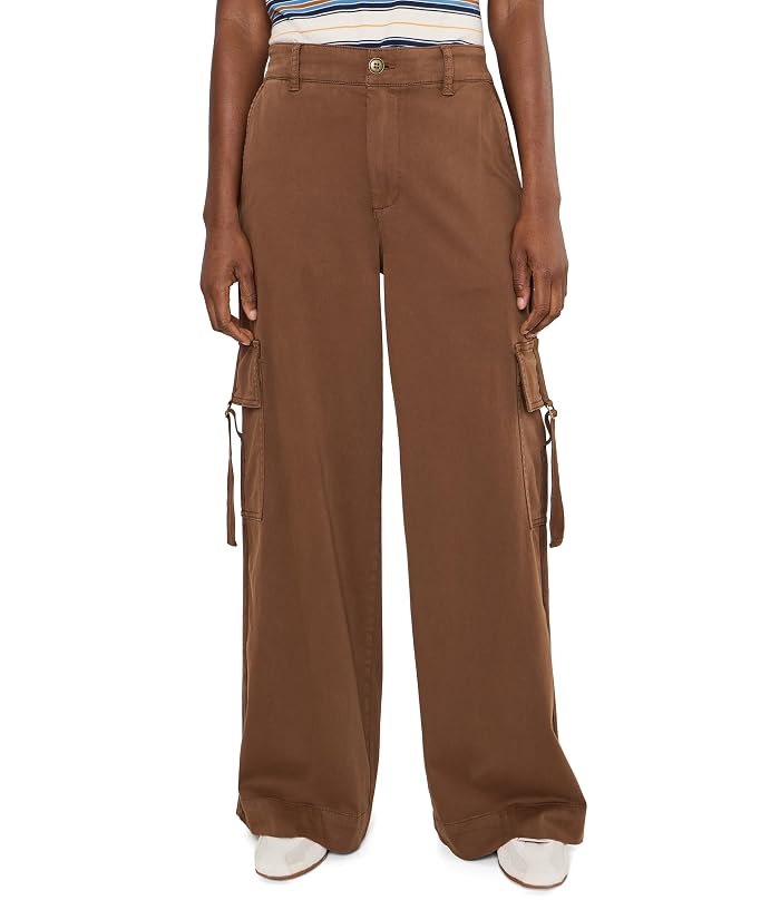 Liverpool Los Angeles Mid-rise Cargo Wide Leg Pants
