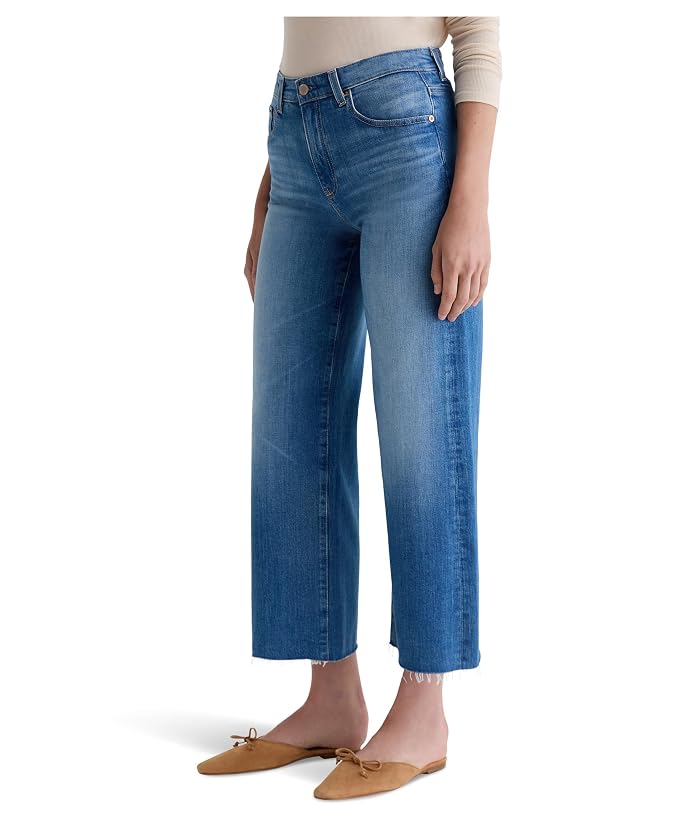 AG Jeans Saige Mid Rise Wide Leg Crop In 13 Years Allure - Image 2