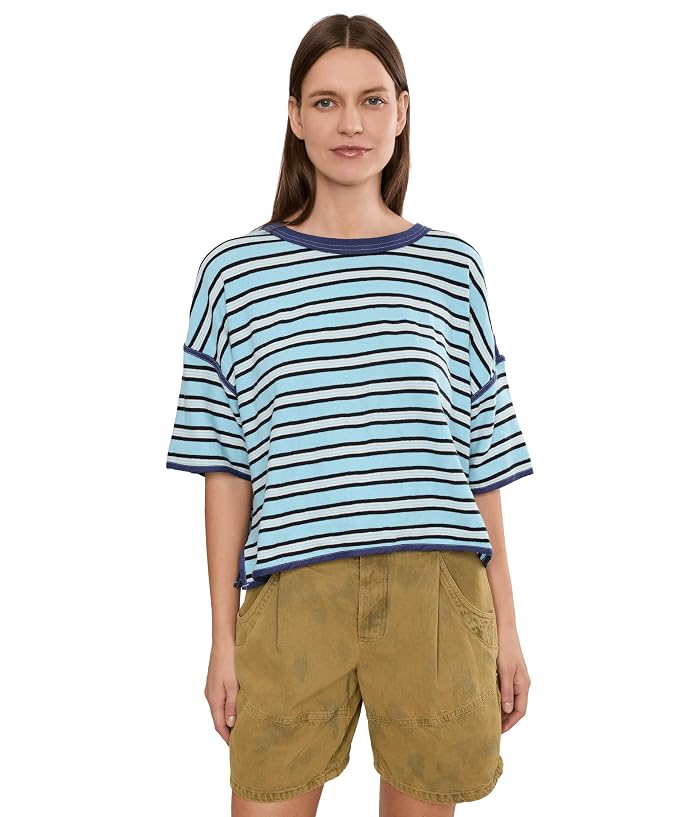 Free People We The Free Clean Rugby Tee