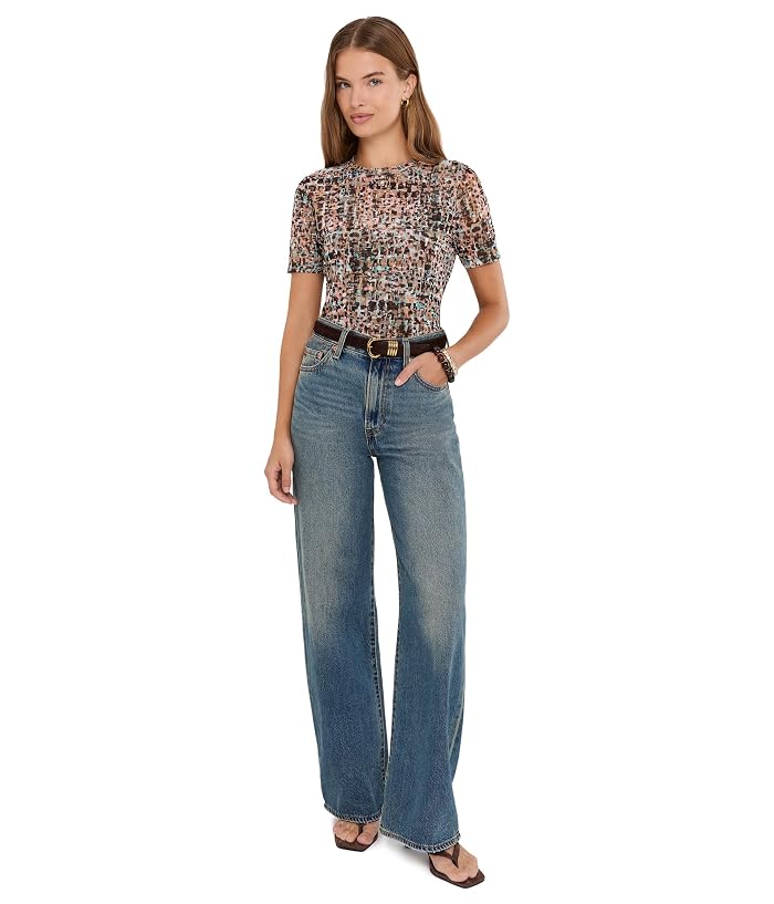 Johnny Was Eleanor Mesh Short Sleeve Tee - Image 2