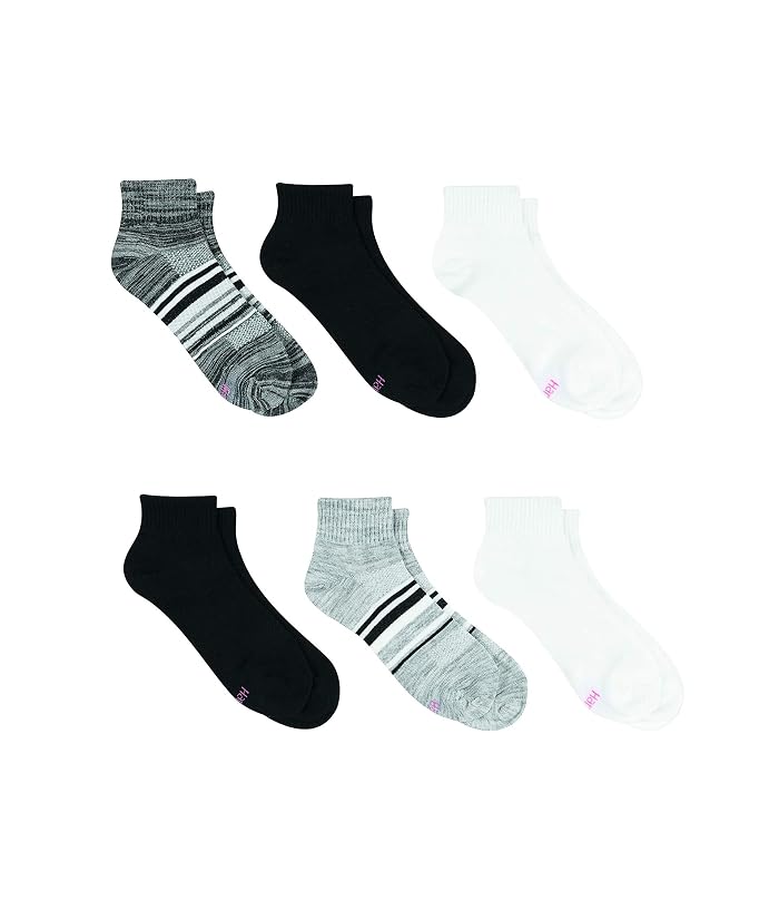 Hanes Womens Hanes Women's 6-pair Lightweight Breathable Ventilation Ankle Socks - Image 3