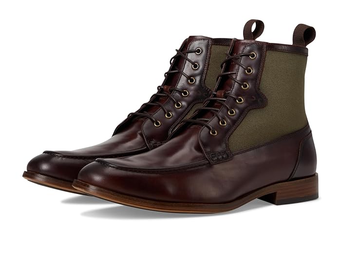 Stacy Adams Brumley Moc Toe Lace-Up Boots