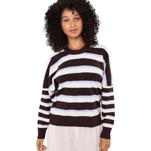 Free People Stripe Muse Pullover
