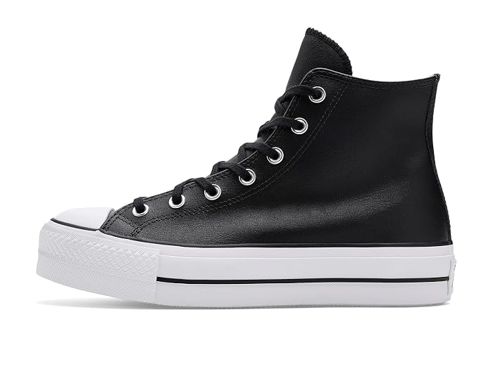 Converse Chuck Taylor All Star High Top Platform Leather Sneaker - Image 4