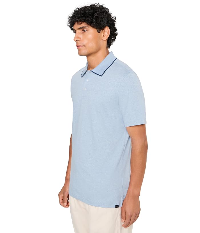 Faherty Short Sleeve Movement Pique Polo - Image 3