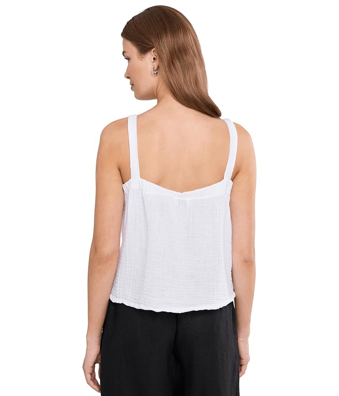 Michael Stars Mavi Button-Front Shirred Cami - Image 4