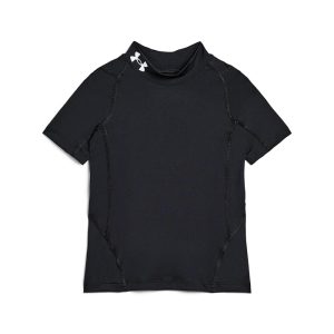 Under Armour Kids HeatGear Armour Mock Neck Short Sleeve (Big Kid)