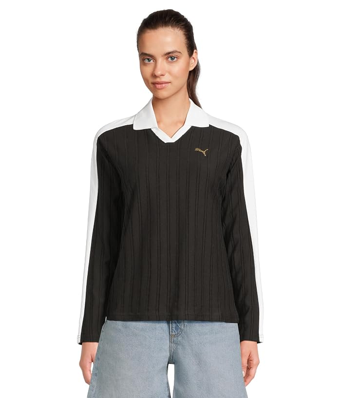 PUMA T7 Relaxed Long Sleeve Polo