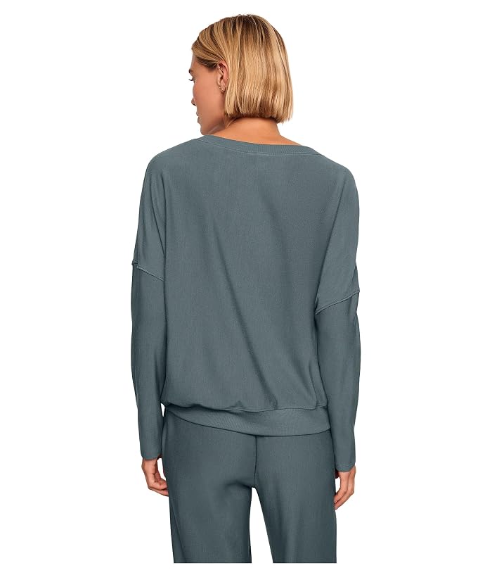 Eberjey Softest Sweats Boatneck Pullover - Image 2