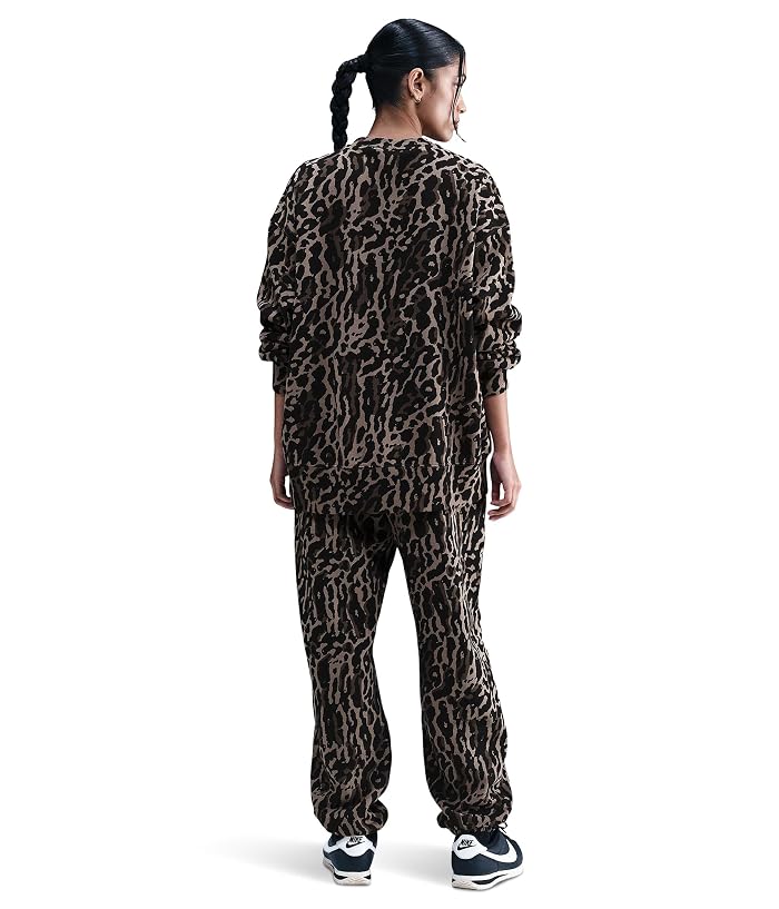 Nike Sportswear Phoenix Fleece High-Rise Oversized All Over Print Pants - Image 2