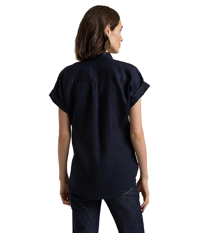 Lauren Ralph Lauren Petite Linen Short-Sleeve Shirt - Image 2