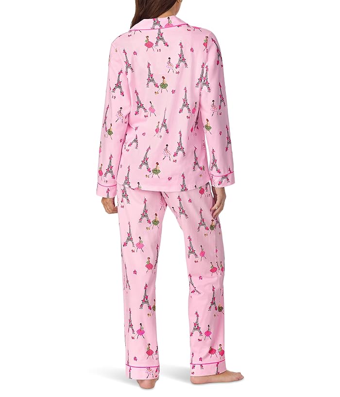Bedhead PJs Long Sleeve Cotton Knit Classic Pajama Set - Image 2