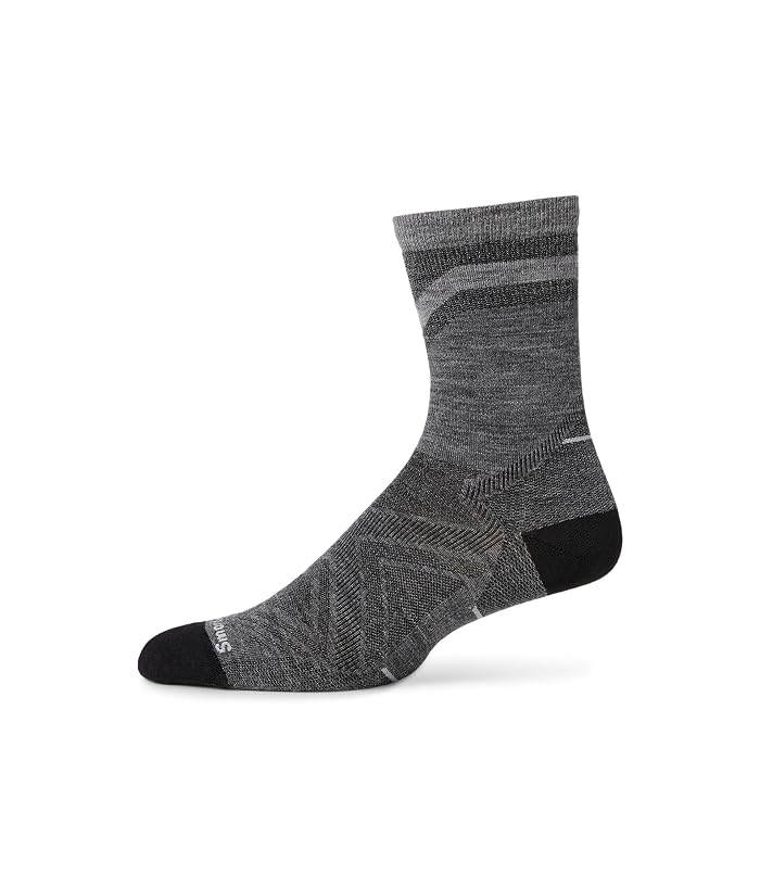 Smartwool Run Zero Cushion Mid Crew Pattern