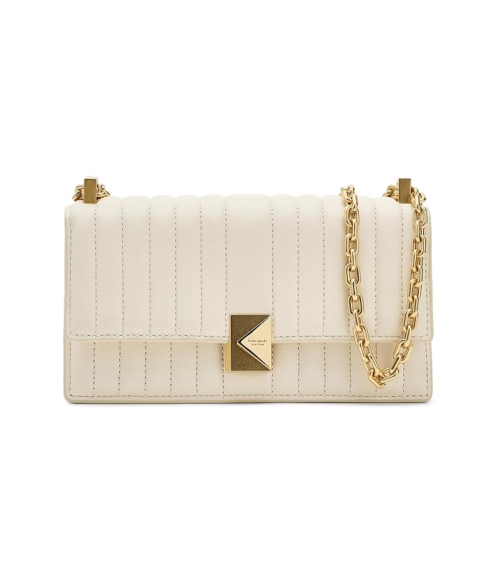 Kate Spade New York Deco Quilted Leather Mini Flap Chain Crossbody
