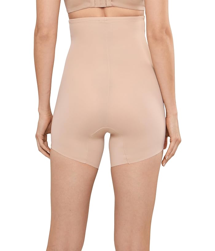 Naomi & Nicole Sidekick Slanted Hem Hi Waist Shaping Shorts - Image 3