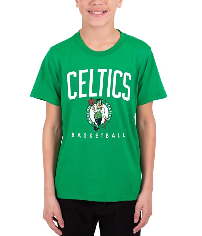 Ultra Game NBA Official Arched Plexi Short Sleeve T-Shirt (Big Kid)