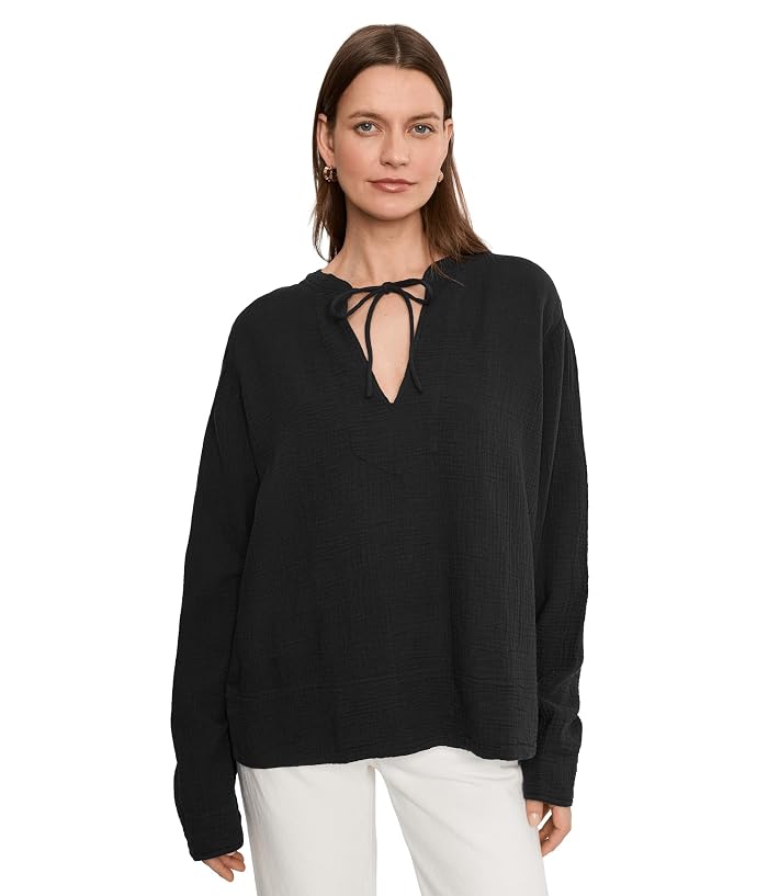 Faherty Dune Cotton Gauze Harbor Top