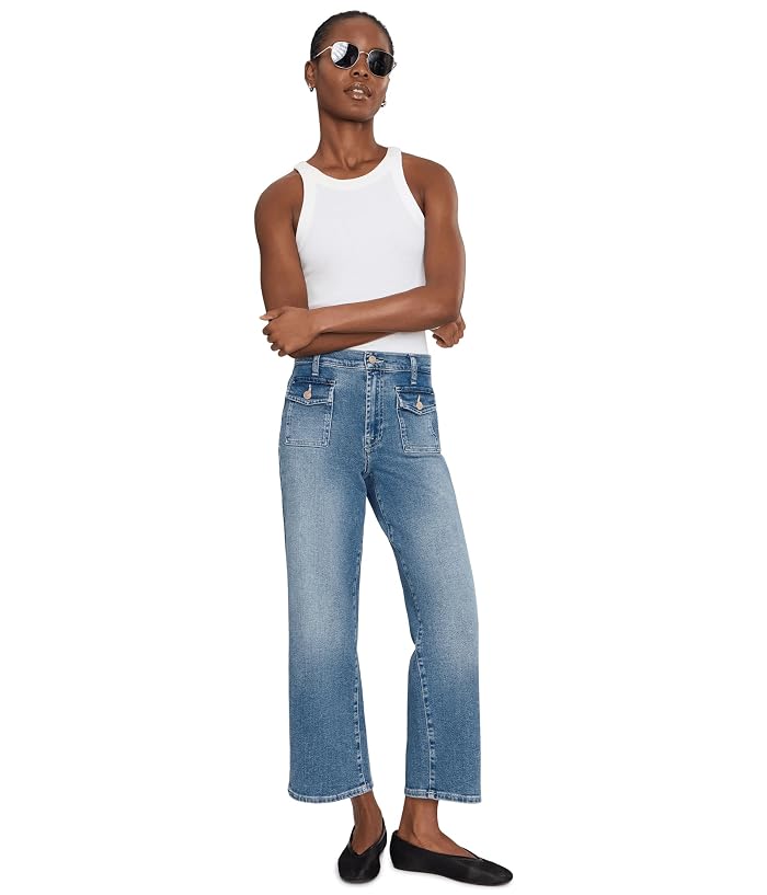 7 For All Mankind Stovepipe Straight Ankle in Oceanstone - Image 2