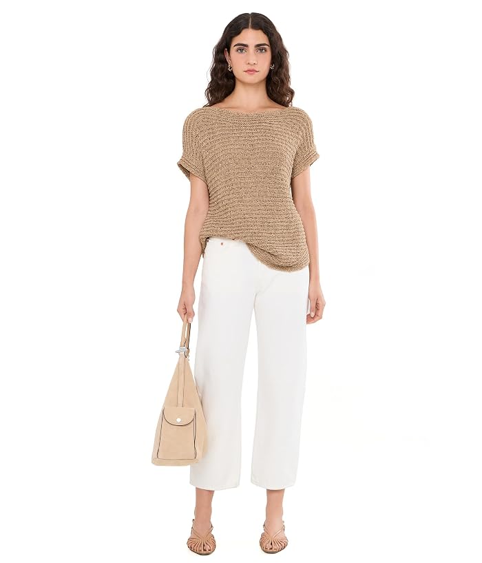 Lauren Ralph Lauren Rib-Knit Short Sleeve Sweater - Image 2