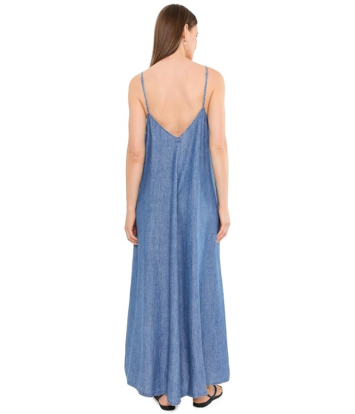 Faherty Tried & True Chambray Slip Dress - Image 4