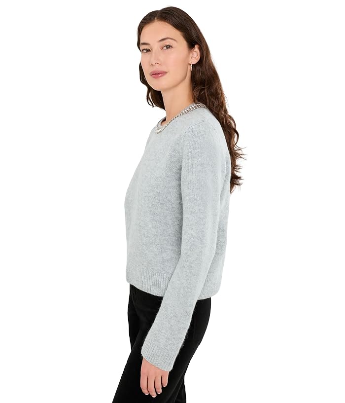 CeCe Rhinestone Neckline Sweater - Image 3