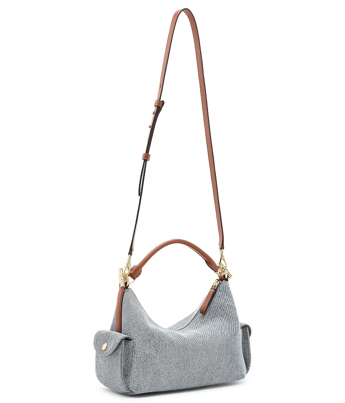 Lauren Ralph Lauren Washed Denim Small Blaike Shoulder Bag - Image 2