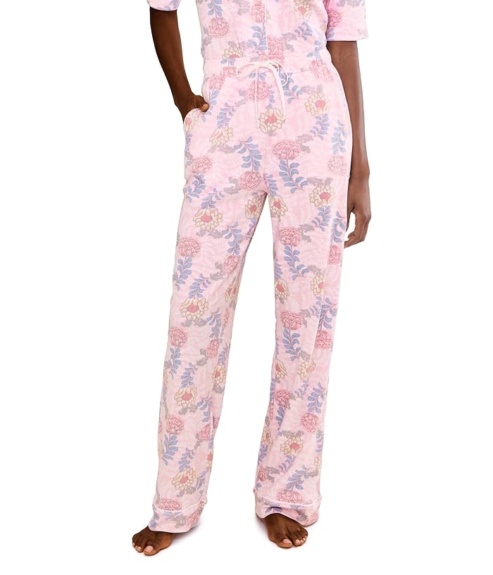 Karen Neuburger Elbow Sleeve Notch Collar Girlfriend PJ Set - Image 2