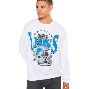 Junk Food Clothing NFL Detroit Lions Conversion Crew Fleece