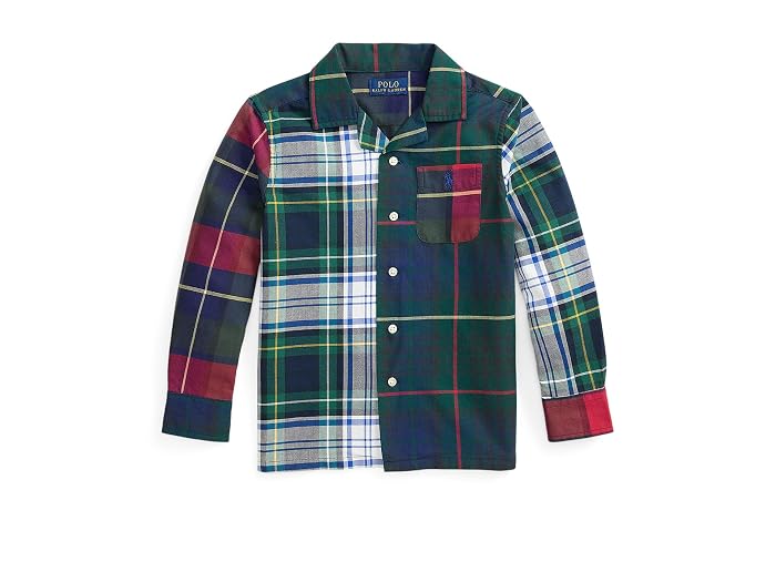Polo Ralph Lauren Kids Plaid Cotton Oxford Fun Shirt (Toddler/Little Kid)