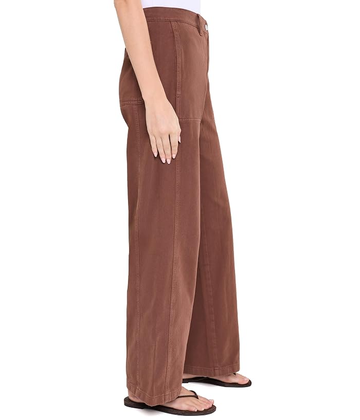 Eileen Fisher Garment Dyed Utility Cotton High-Waisted Pants - Image 3