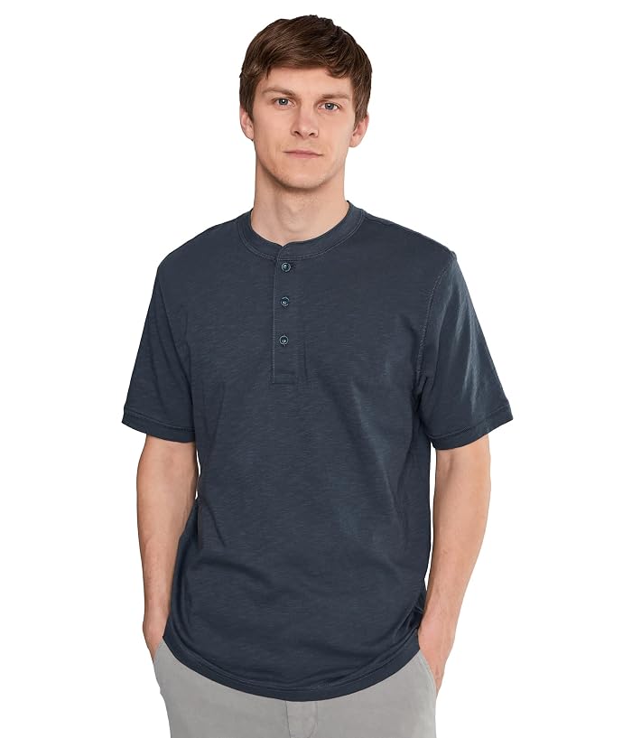Faherty Short Sleeve Sunwashed Henley