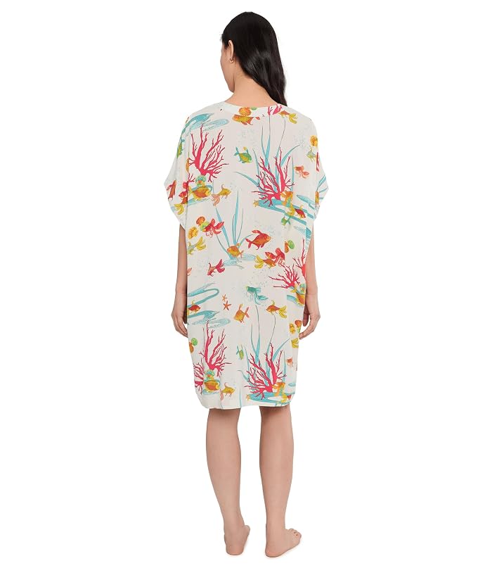 N by Natori Ocean's Embrace Printed Challis Sleepshirt - Image 4