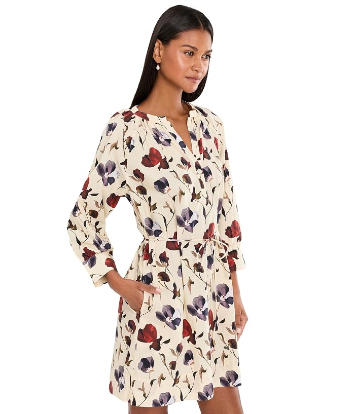Lilla P Shirred Neck Placket Dress - Image 3
