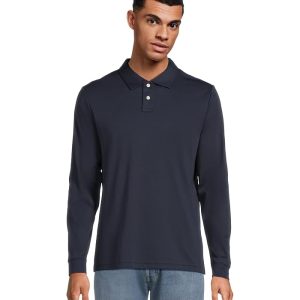 L.L.Bean Comfort Stretch Performance Polo Long-sleeve Slightly Fitted